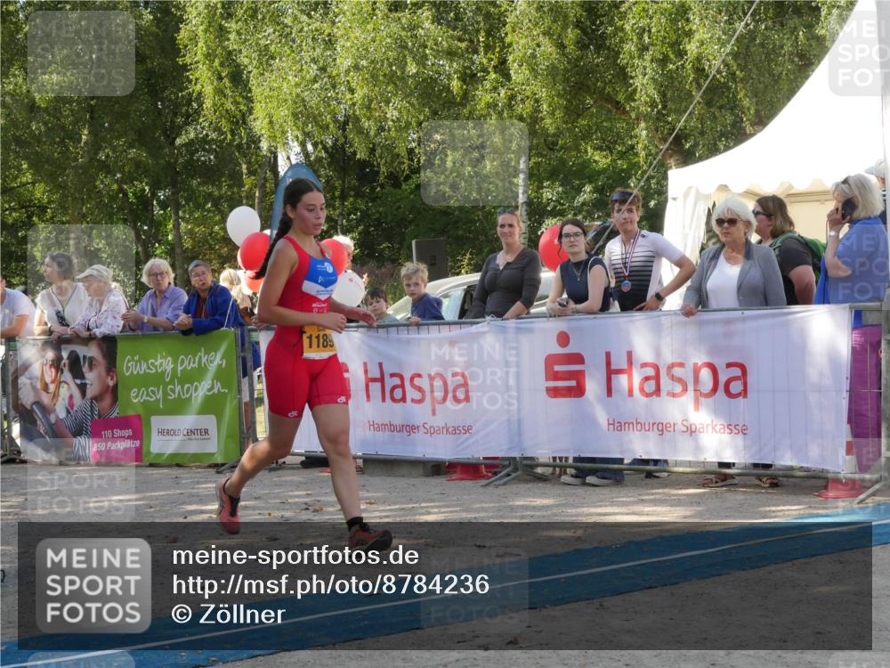 07.09.2025 - 19. Norderstedt Triathlon Zöllner http://msf.ph/oto/8784236 07.09.2025 12:09:51 Ziel 1189 meine-sportfotos.de