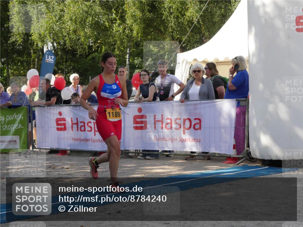 07.09.2025 - 19. Norderstedt Triathlon Zöllner http://msf.ph/oto/8784240 07.09.2025 12:09:51 Ziel 1189 meine-sportfotos.de
