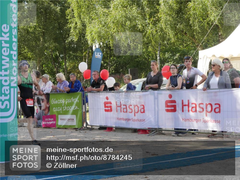 07.09.2025 - 19. Norderstedt Triathlon Zöllner http://msf.ph/oto/8784245 07.09.2025 12:10:03 Ziel 1383 meine-sportfotos.de