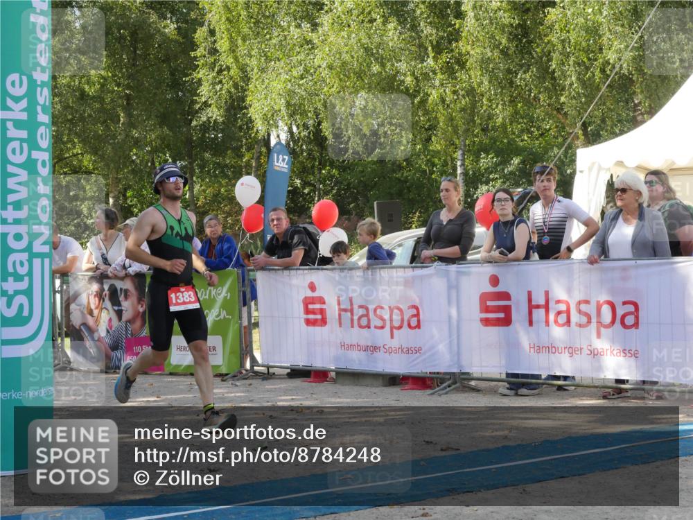 07.09.2025 - 19. Norderstedt Triathlon Zöllner http://msf.ph/oto/8784248 07.09.2025 12:10:03 Ziel 1383 meine-sportfotos.de