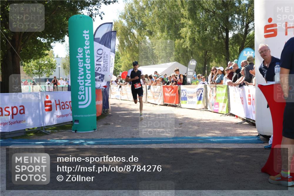 07.09.2025 - 19. Norderstedt Triathlon Zöllner http://msf.ph/oto/8784276 07.09.2025 13:08:33 Ziel 167 meine-sportfotos.de