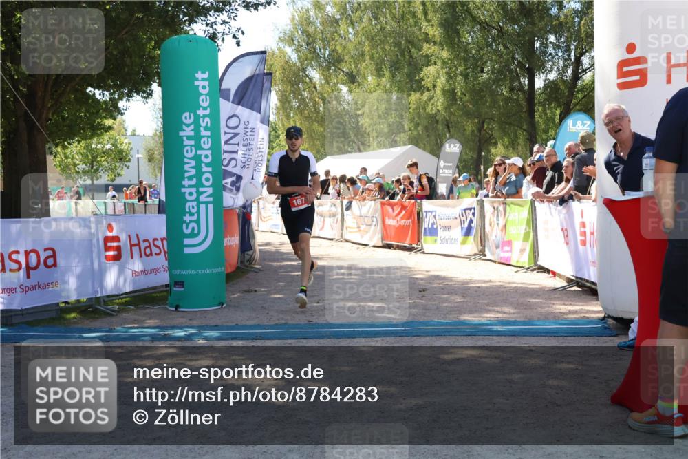 07.09.2025 - 19. Norderstedt Triathlon Zöllner http://msf.ph/oto/8784283 07.09.2025 13:08:34 Ziel 167 meine-sportfotos.de