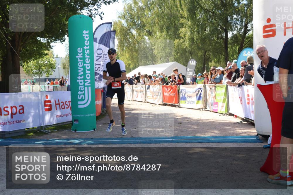 07.09.2025 - 19. Norderstedt Triathlon Zöllner http://msf.ph/oto/8784287 07.09.2025 13:08:34 Ziel 167 meine-sportfotos.de