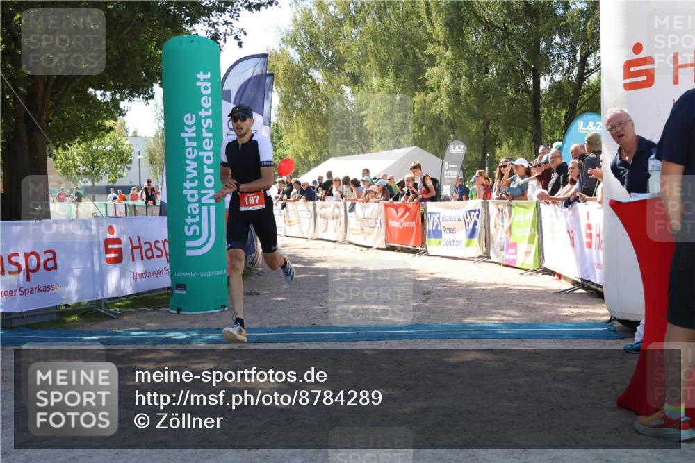 07.09.2025 - 19. Norderstedt Triathlon Zöllner http://msf.ph/oto/8784289 07.09.2025 13:08:34 Ziel 167 meine-sportfotos.de