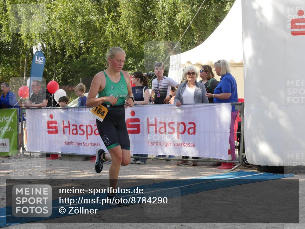 07.09.2025 - 19. Norderstedt Triathlon Zöllner http://msf.ph/oto/8784290 07.09.2025 12:10:43 Ziel 1164, 1279 meine-sportfotos.de