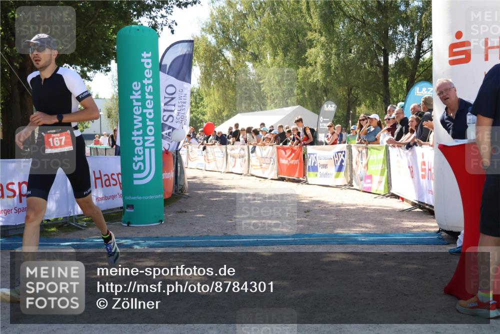 07.09.2025 - 19. Norderstedt Triathlon Zöllner http://msf.ph/oto/8784301 07.09.2025 13:08:35 Ziel 167 meine-sportfotos.de