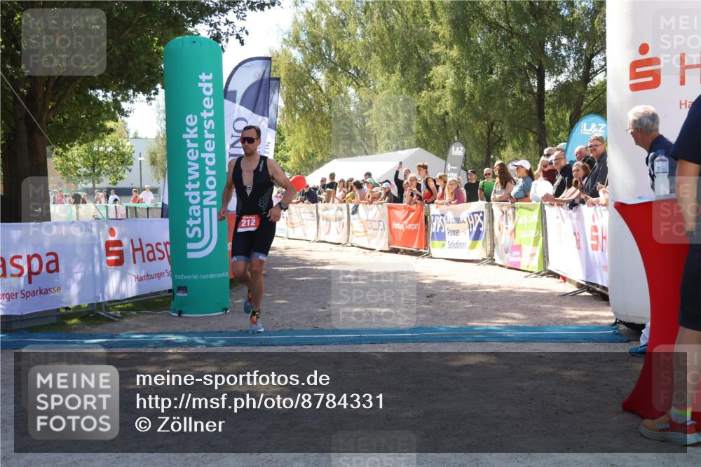 07.09.2025 - 19. Norderstedt Triathlon Zöllner http://msf.ph/oto/8784331 07.09.2025 13:08:42 Ziel 212 meine-sportfotos.de
