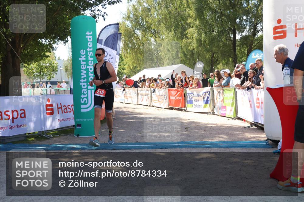 07.09.2025 - 19. Norderstedt Triathlon Zöllner http://msf.ph/oto/8784334 07.09.2025 13:08:42 Ziel 212 meine-sportfotos.de