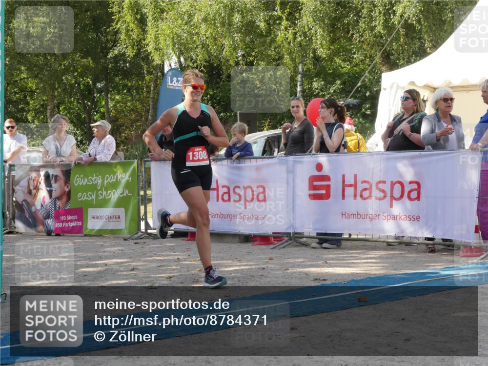 07.09.2025 - 19. Norderstedt Triathlon Zöllner http://msf.ph/oto/8784371 07.09.2025 12:13:35 Ziel 1308 meine-sportfotos.de