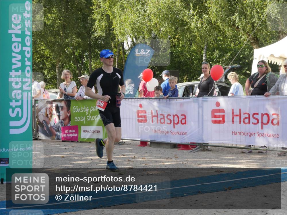 07.09.2025 - 19. Norderstedt Triathlon Zöllner http://msf.ph/oto/8784421 07.09.2025 12:14:16 Ziel 306 meine-sportfotos.de