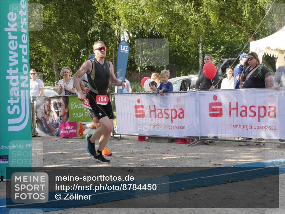 07.09.2025 - 19. Norderstedt Triathlon Zöllner http://msf.ph/oto/8784450 07.09.2025 12:14:50 Ziel 154, 819 meine-sportfotos.de