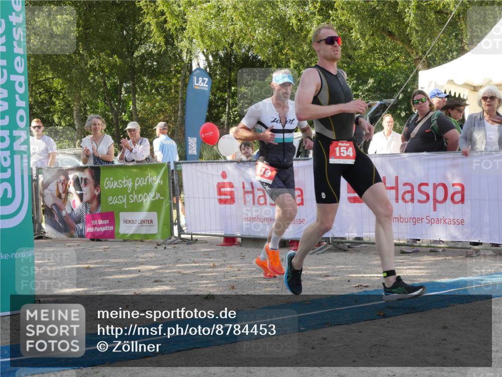 07.09.2025 - 19. Norderstedt Triathlon Zöllner http://msf.ph/oto/8784453 07.09.2025 12:14:50 Ziel 154, 819 meine-sportfotos.de