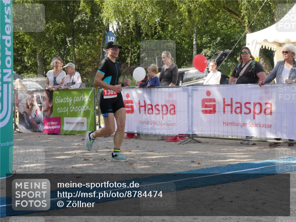 07.09.2025 - 19. Norderstedt Triathlon Zöllner http://msf.ph/oto/8784474 07.09.2025 12:15:48 Ziel 1301 meine-sportfotos.de