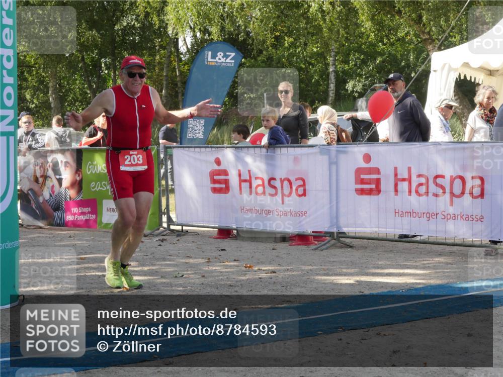 07.09.2025 - 19. Norderstedt Triathlon Zöllner http://msf.ph/oto/8784593 07.09.2025 12:18:53 Ziel 203 meine-sportfotos.de