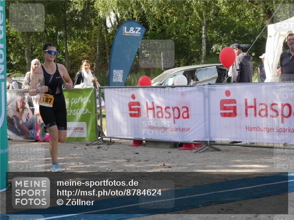 07.09.2025 - 19. Norderstedt Triathlon Zöllner http://msf.ph/oto/8784624 07.09.2025 12:19:39 Ziel 1187 meine-sportfotos.de