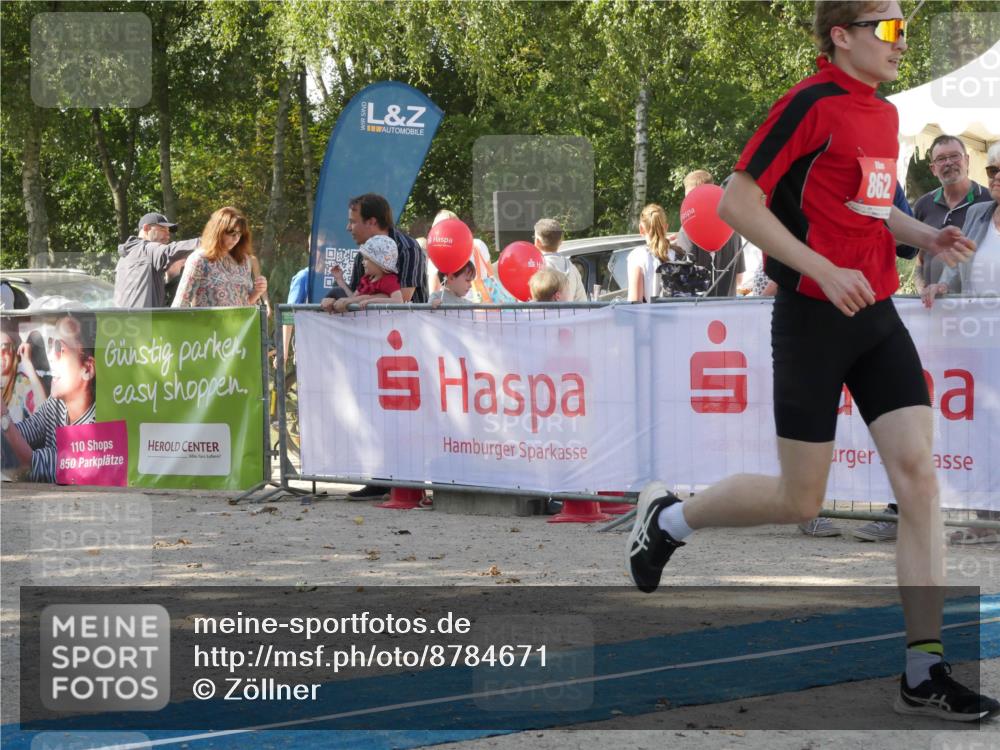 07.09.2025 - 19. Norderstedt Triathlon Zöllner http://msf.ph/oto/8784671 07.09.2025 12:20:18 Ziel 837, 862 meine-sportfotos.de