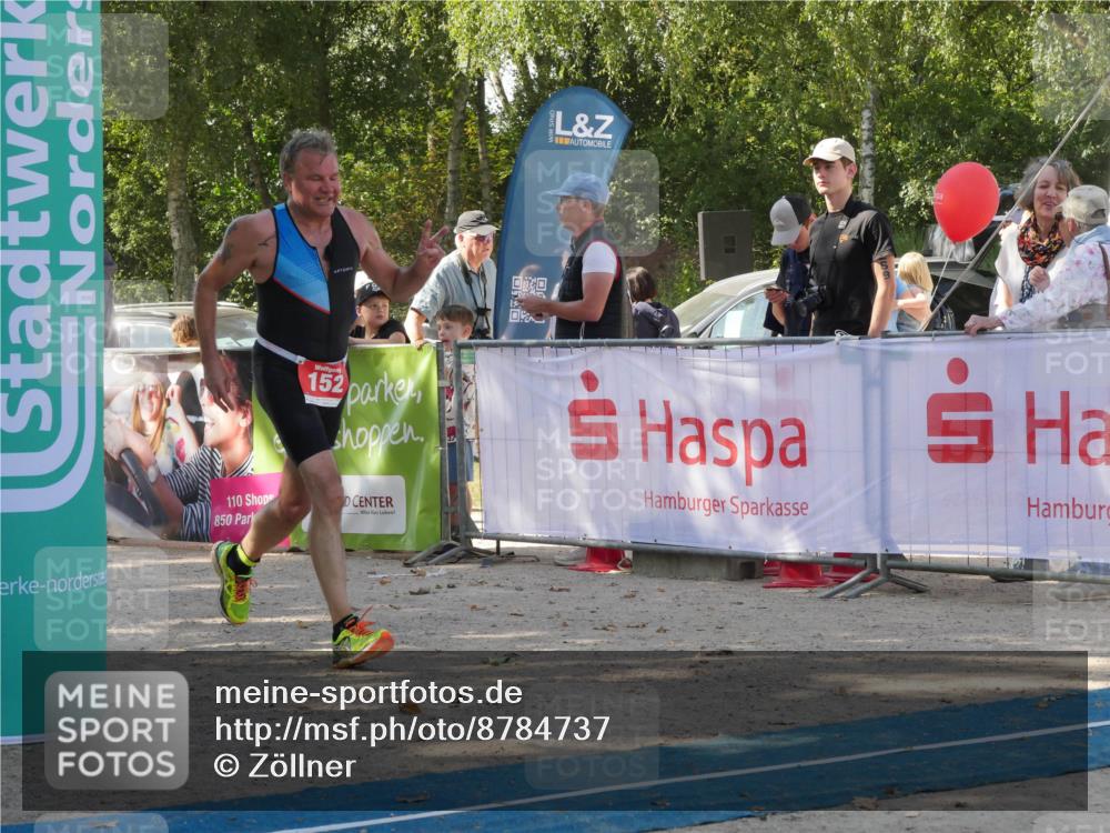 07.09.2025 - 19. Norderstedt Triathlon Zöllner http://msf.ph/oto/8784737 07.09.2025 12:24:21 Ziel 138, 152 meine-sportfotos.de