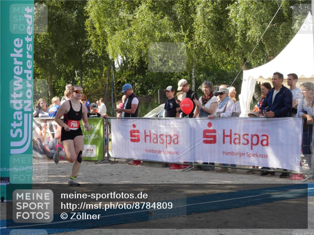 07.09.2025 - 19. Norderstedt Triathlon Zöllner http://msf.ph/oto/8784809 07.09.2025 12:27:37 Ziel 765 meine-sportfotos.de