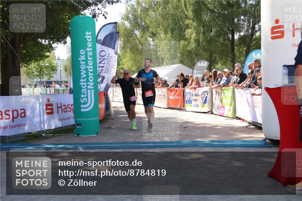 07.09.2025 - 19. Norderstedt Triathlon Zöllner http://msf.ph/oto/8784819 07.09.2025 13:12:00 Ziel 244, 1342 meine-sportfotos.de