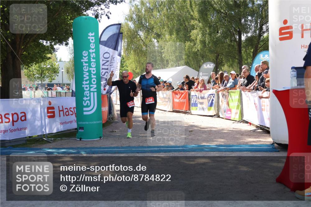 07.09.2025 - 19. Norderstedt Triathlon Zöllner http://msf.ph/oto/8784822 07.09.2025 13:12:00 Ziel 244, 1342 meine-sportfotos.de