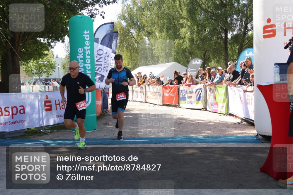 07.09.2025 - 19. Norderstedt Triathlon Zöllner http://msf.ph/oto/8784827 07.09.2025 13:12:01 Ziel 244, 1342 meine-sportfotos.de