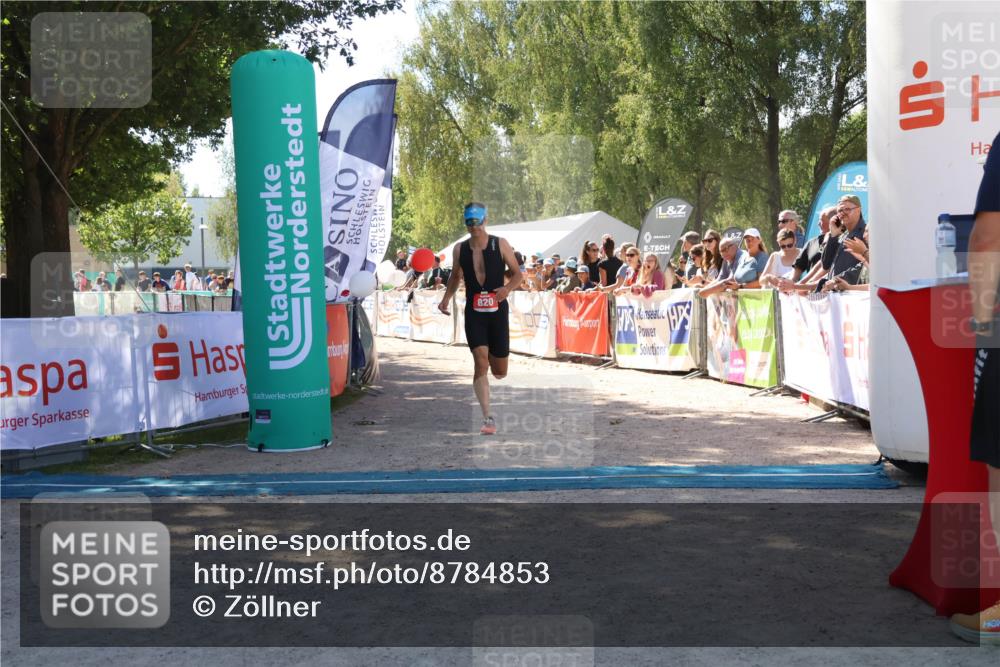 07.09.2025 - 19. Norderstedt Triathlon Zöllner http://msf.ph/oto/8784853 07.09.2025 13:12:10 Ziel 820 meine-sportfotos.de