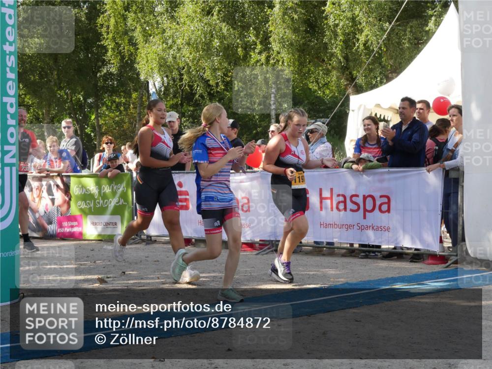 07.09.2025 - 19. Norderstedt Triathlon Zöllner http://msf.ph/oto/8784872 07.09.2025 12:29:04 Ziel 736, 1197, 1348 meine-sportfotos.de