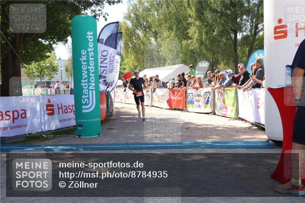 07.09.2025 - 19. Norderstedt Triathlon Zöllner http://msf.ph/oto/8784935 07.09.2025 13:12:30 Ziel 169, 700 meine-sportfotos.de