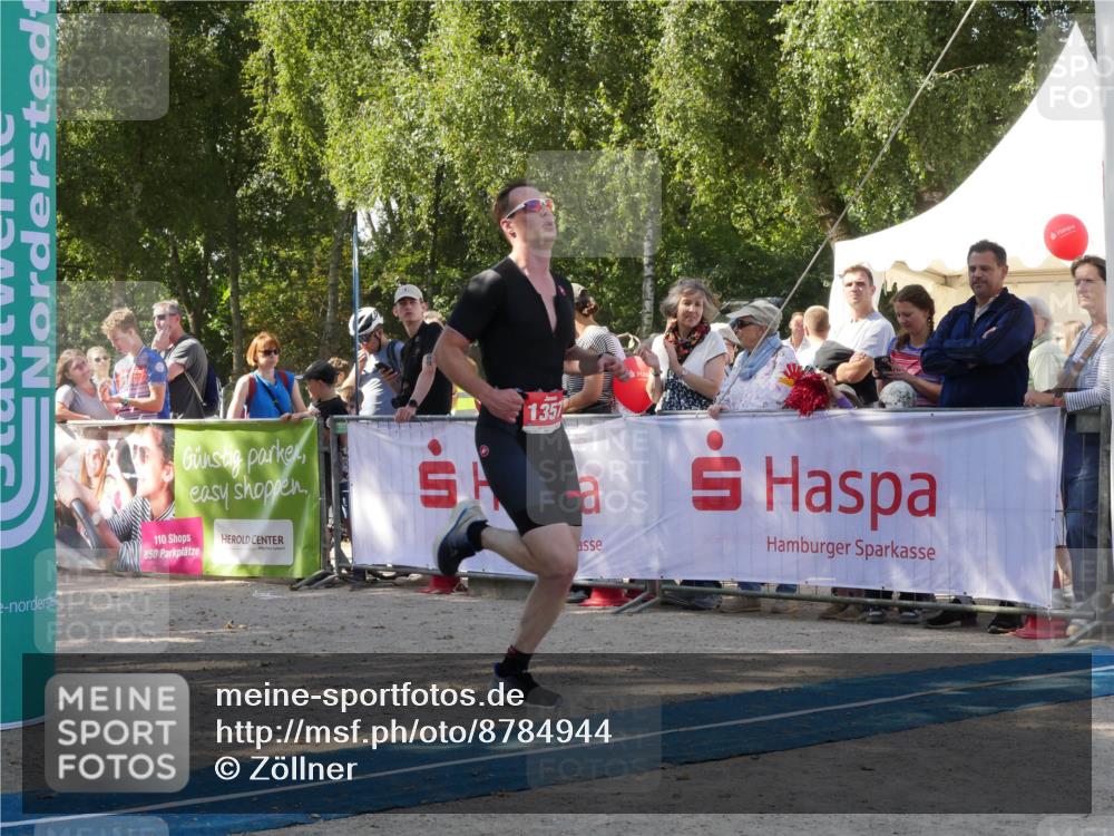 07.09.2025 - 19. Norderstedt Triathlon Zöllner http://msf.ph/oto/8784944 07.09.2025 12:30:20 Ziel 1357 meine-sportfotos.de