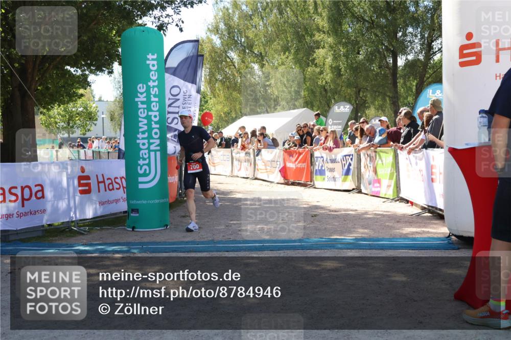 07.09.2025 - 19. Norderstedt Triathlon Zöllner http://msf.ph/oto/8784946 07.09.2025 13:12:31 Ziel 169, 700 meine-sportfotos.de