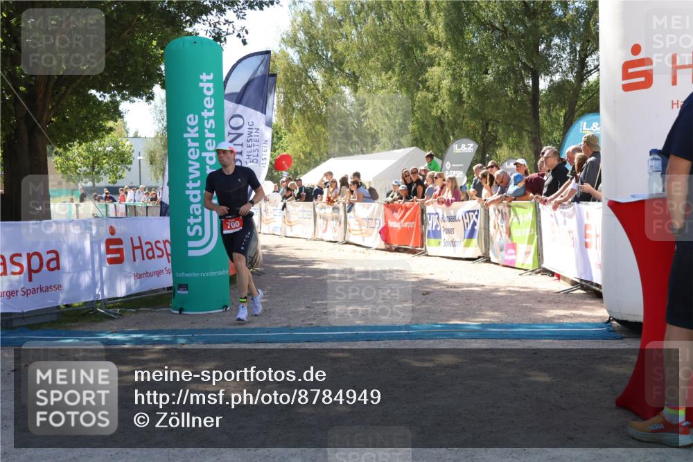 07.09.2025 - 19. Norderstedt Triathlon Zöllner http://msf.ph/oto/8784949 07.09.2025 13:12:31 Ziel 169, 700 meine-sportfotos.de