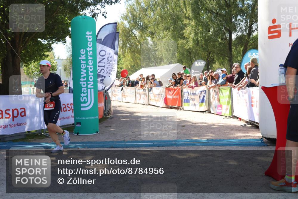 07.09.2025 - 19. Norderstedt Triathlon Zöllner http://msf.ph/oto/8784956 07.09.2025 13:12:32 Ziel 700 meine-sportfotos.de