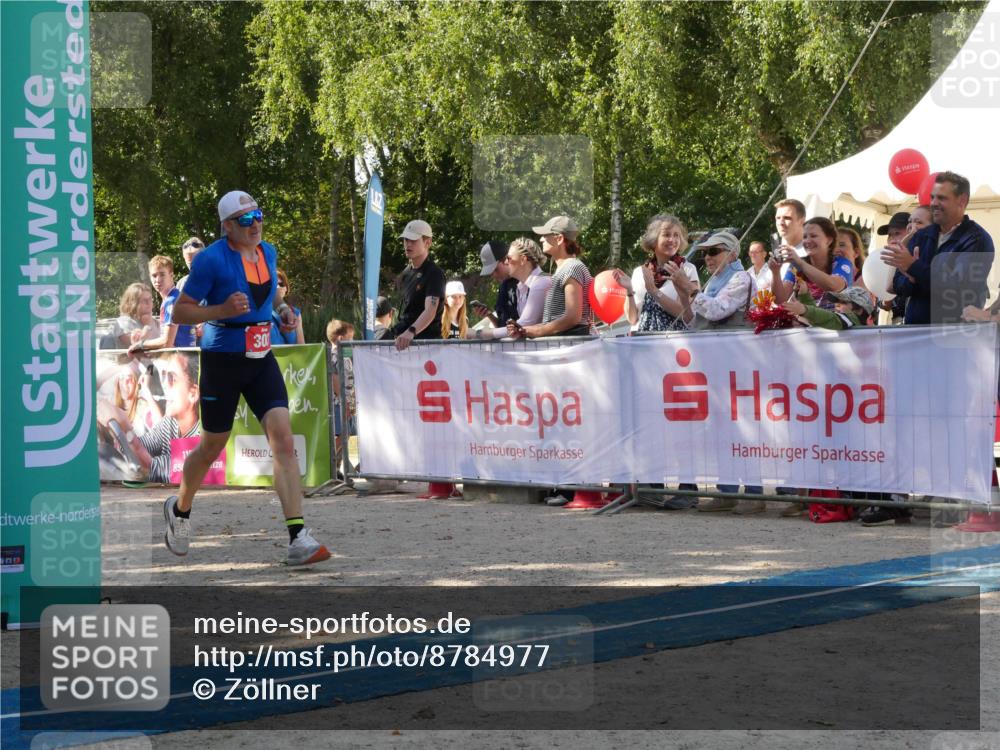 07.09.2025 - 19. Norderstedt Triathlon Zöllner http://msf.ph/oto/8784977 07.09.2025 12:31:00 Ziel 303 meine-sportfotos.de