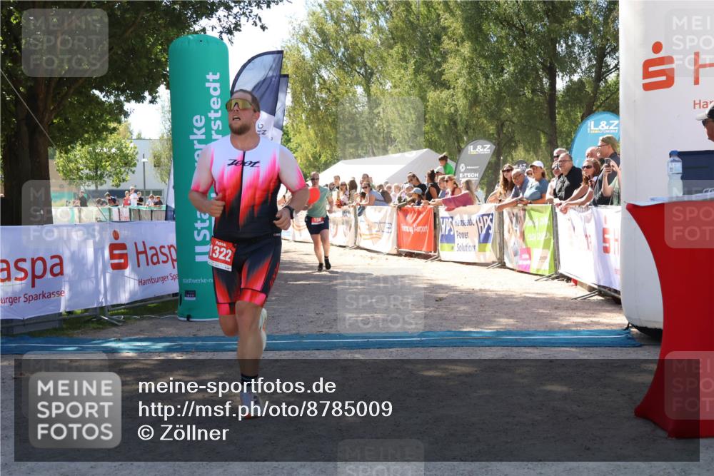 07.09.2025 - 19. Norderstedt Triathlon Zöllner http://msf.ph/oto/8785009 07.09.2025 13:13:08 Ziel 156, 1322 meine-sportfotos.de