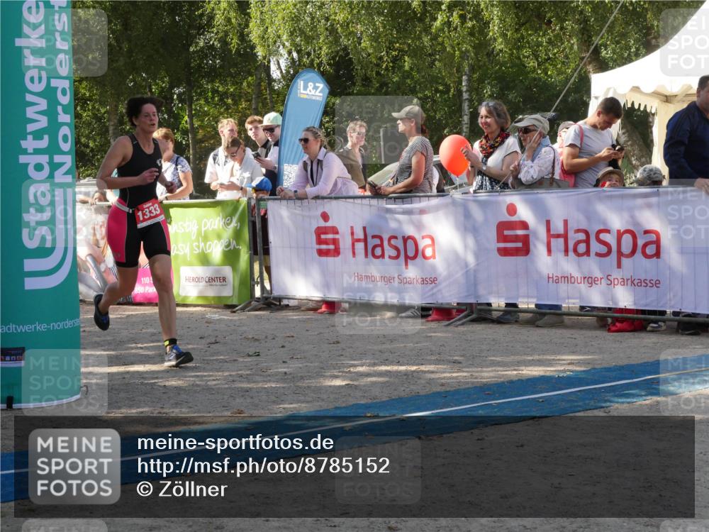 07.09.2025 - 19. Norderstedt Triathlon Zöllner http://msf.ph/oto/8785152 07.09.2025 12:34:48 Ziel 1333 meine-sportfotos.de
