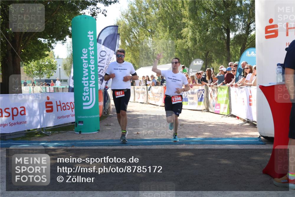 07.09.2025 - 19. Norderstedt Triathlon Zöllner http://msf.ph/oto/8785172 07.09.2025 13:14:21 Ziel 139, 302, 827, 1398 meine-sportfotos.de