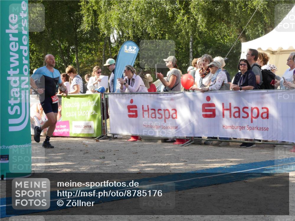 07.09.2025 - 19. Norderstedt Triathlon Zöllner http://msf.ph/oto/8785176 07.09.2025 12:36:42 Ziel 1258, 1319 meine-sportfotos.de