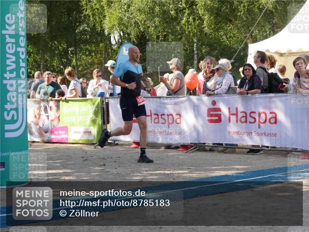 07.09.2025 - 19. Norderstedt Triathlon Zöllner http://msf.ph/oto/8785183 07.09.2025 12:36:42 Ziel 1258, 1319 meine-sportfotos.de