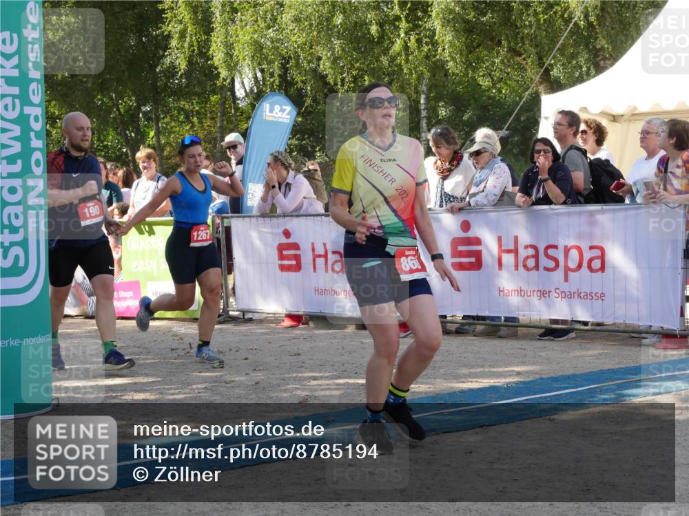 07.09.2025 - 19. Norderstedt Triathlon Zöllner http://msf.ph/oto/8785194 07.09.2025 12:36:48 Ziel 190, 860, 1267, 1319 meine-sportfotos.de