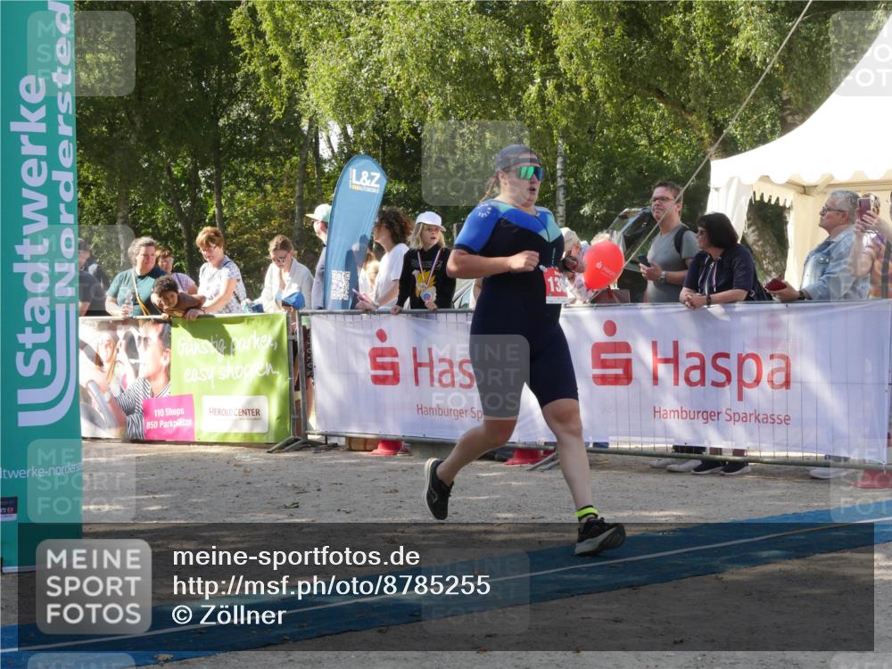 07.09.2025 - 19. Norderstedt Triathlon Zöllner http://msf.ph/oto/8785255 07.09.2025 12:37:53 Ziel 1367 meine-sportfotos.de