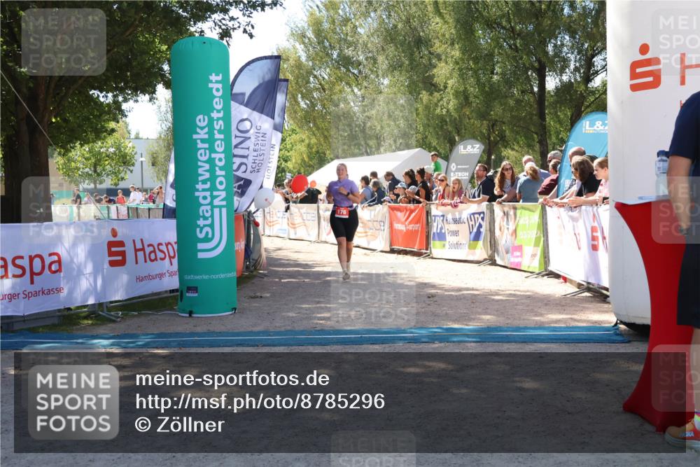 07.09.2025 - 19. Norderstedt Triathlon Zöllner http://msf.ph/oto/8785296 07.09.2025 13:15:16 Ziel 176 meine-sportfotos.de