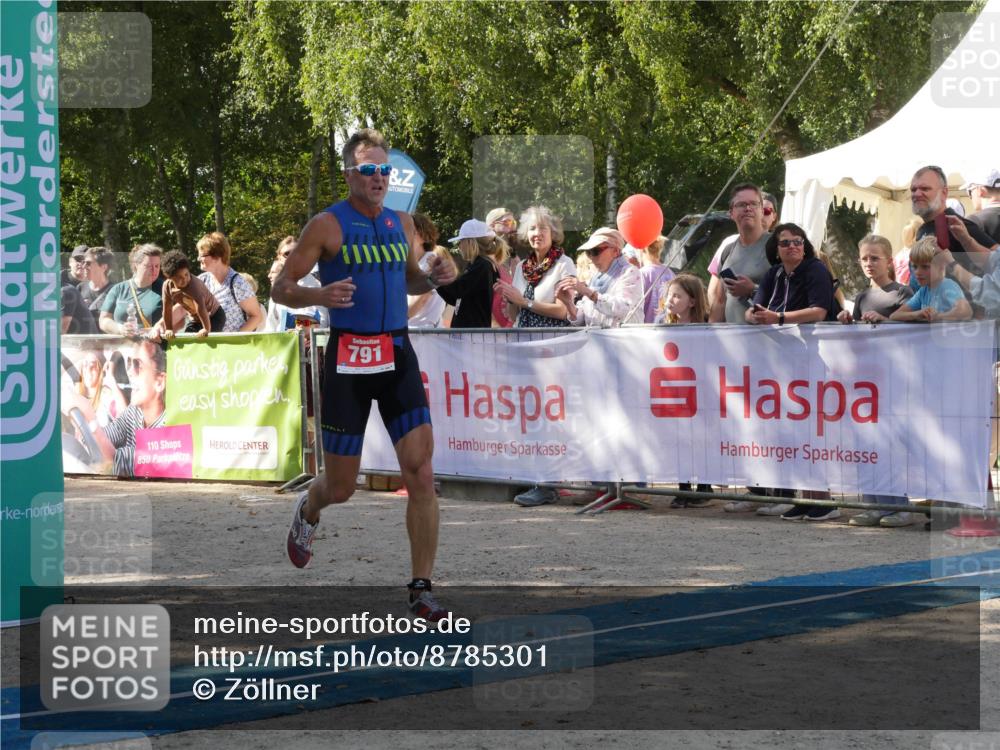 07.09.2025 - 19. Norderstedt Triathlon Zöllner http://msf.ph/oto/8785301 07.09.2025 12:39:35 Ziel 791 meine-sportfotos.de