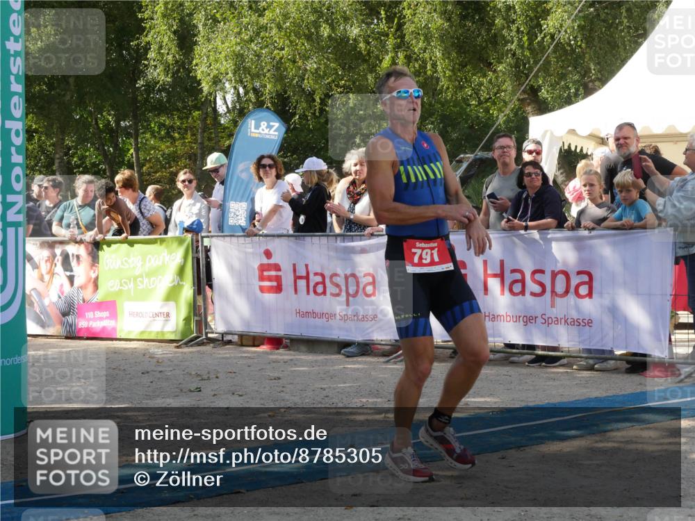 07.09.2025 - 19. Norderstedt Triathlon Zöllner http://msf.ph/oto/8785305 07.09.2025 12:39:36 Ziel 791 meine-sportfotos.de