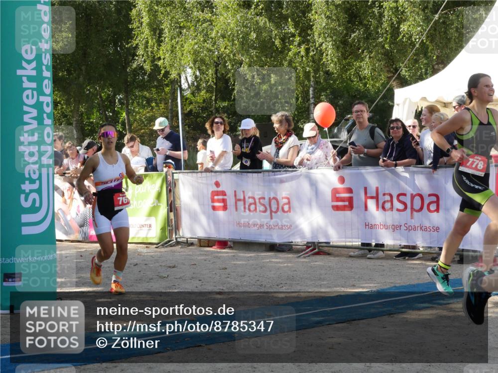 07.09.2025 - 19. Norderstedt Triathlon Zöllner http://msf.ph/oto/8785347 07.09.2025 12:40:18 Ziel 748, 763, 767, 778, 1239 meine-sportfotos.de