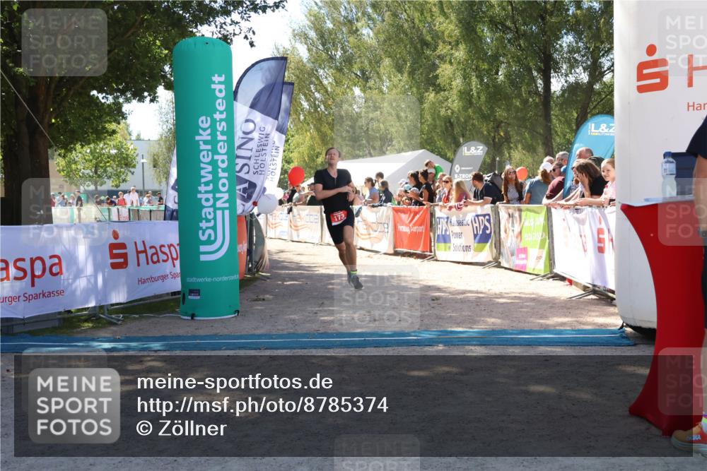 07.09.2025 - 19. Norderstedt Triathlon Zöllner http://msf.ph/oto/8785374 07.09.2025 13:15:32 Ziel 173, 308 meine-sportfotos.de