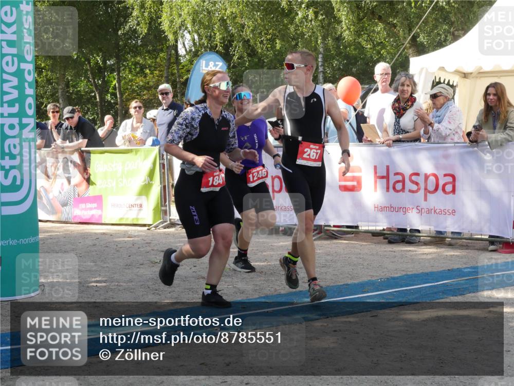 07.09.2025 - 19. Norderstedt Triathlon Zöllner http://msf.ph/oto/8785551 07.09.2025 12:46:23 Ziel 184, 226, 267, 1246 meine-sportfotos.de