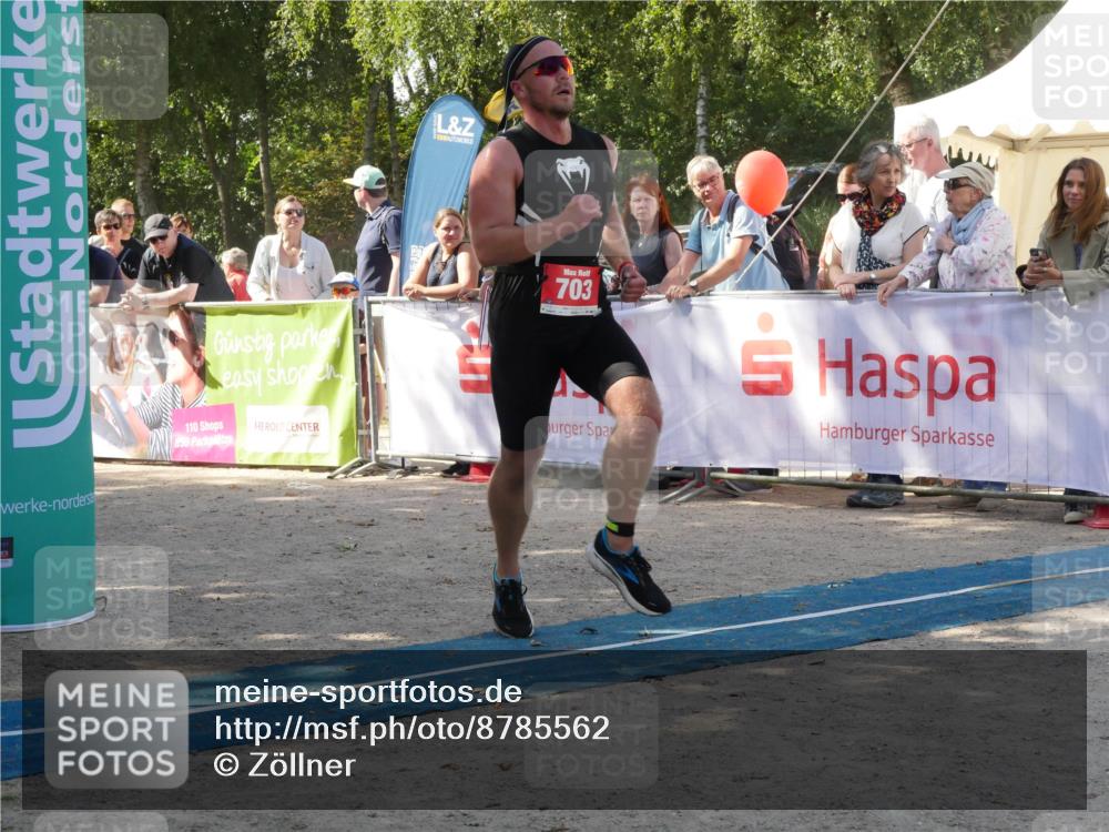 07.09.2025 - 19. Norderstedt Triathlon Zöllner http://msf.ph/oto/8785562 07.09.2025 12:46:32 Ziel 703 meine-sportfotos.de