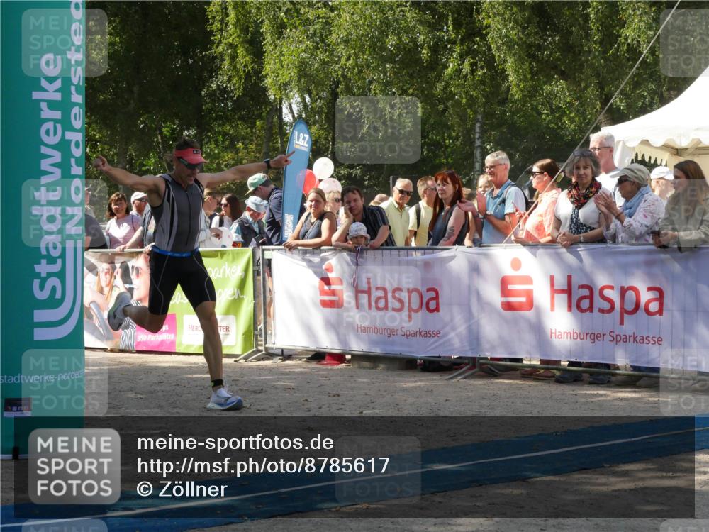 07.09.2025 - 19. Norderstedt Triathlon Zöllner http://msf.ph/oto/8785617 07.09.2025 12:47:47 Ziel 151 meine-sportfotos.de