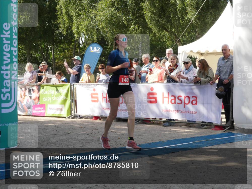 07.09.2025 - 19. Norderstedt Triathlon Zöllner http://msf.ph/oto/8785810 07.09.2025 12:51:34 Ziel 140, 1224 meine-sportfotos.de