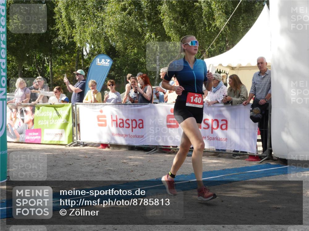 07.09.2025 - 19. Norderstedt Triathlon Zöllner http://msf.ph/oto/8785813 07.09.2025 12:51:34 Ziel 140, 1224 meine-sportfotos.de